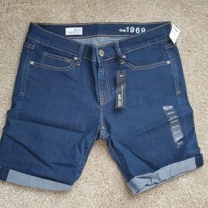 Denim bermuda shorts